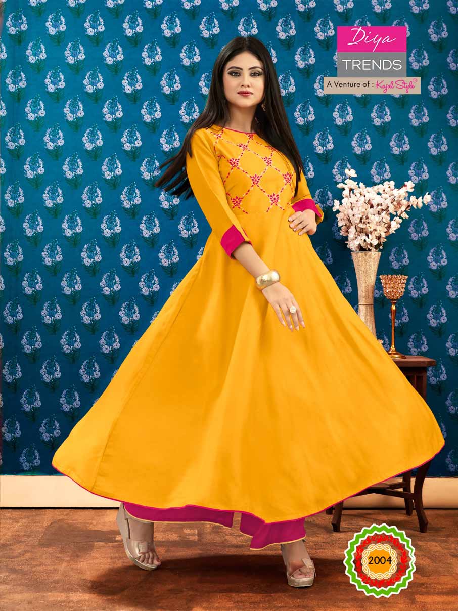 Iconic City Vol-2 Diya Trends Rayon Embroidery Kurti Iconic City Vol-2 Diya Trends Rayon Embroidery Kurti